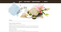 Desktop Screenshot of bellaviespawindsor.com